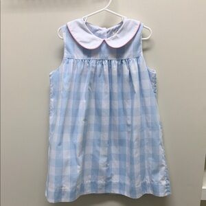 The Beaufort Bonnet Company Blue and White Checkered Dress